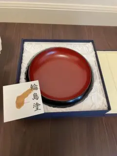輪島塗３枚セット円形漆器膳 （布着本堅地）丸盆 輪島塗 布着本堅地 丸盆 奥田漆器店 天然木 伝統工芸品 - メルカリ