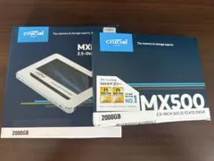 Crucial MX500 2000GB SSD クルーシャル 未開封品のサムネイル