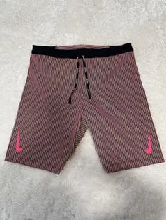 美品　NIKE ナイキ　ストライプ ランニングショーツ L