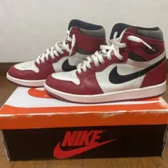 Nike ハイカットスニーカー レッド/ホワイト/ブラック