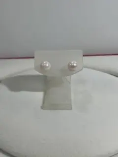 伊勢志摩英虞湾産あこや真珠　7.6mm パールピアス