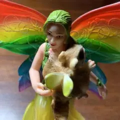 シュライヒ／BAYALA（バヤラ）／ミーナ／虹色の羽の妖精フィギュアモモンガ付きのサムネイル