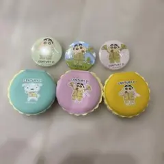 クレヨンしんちゃん センチュリー21 マカロン型付箋 缶バッジ セット 非売品