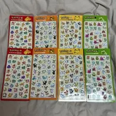 ポケモン 韓国公式 3D クリスタル ステッカー 全4種 コンプリート 2セット