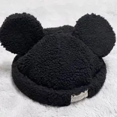 ディズニー ボアキャップ ブラック 58cm