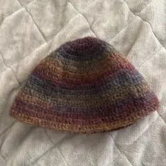 マルチカラーニット帽