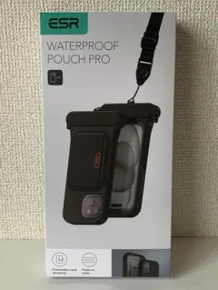 ●ESR 防水ケース ブラック グレー iPhone 15/14/13