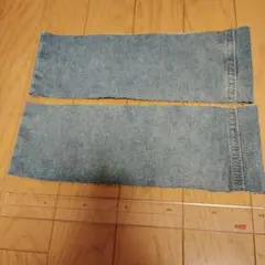 デニム生地青