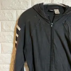 モッシモ Mossimo ジップパーカー 長袖 M 黒 綿 ユニセックスのサムネイル