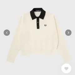 【FRED PERRY】Knitted Shirt ベージュ 10 K8136