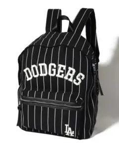 【未開封】DODGERS ドジャース　ストライプデイパック　リュック　MLBのサムネイル