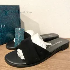 EMU Australia Wombeyanレザー フラット サンダル スエードのサムネイル