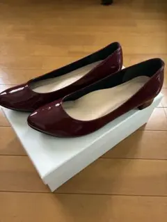 SUaSHI エナメル パンプス ボルドー