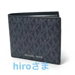 ⭐︎新品⭐︎MICHAEL KORS 二つ折り財布 MKロゴ ウォレット ブラック