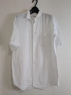 AP0821 SWAN MATE ホワイト 半袖シャツ 胸ポケット付き