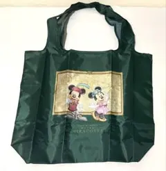 ホテルミラコスタ エコバッグ ミッキー＆ミニー ディズニー グリーン 未使用