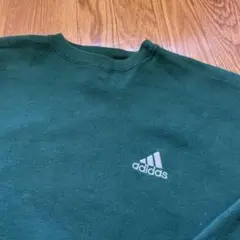 90s アディダス パフォーマンスロゴ 刺繍 スウェット アメリカ製 Lサイズ