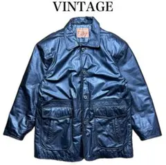90s Vintage レザー レザージャケット y2k パンク テック