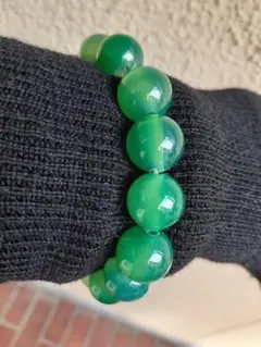 グリーンアゲート 天然石 ブレスレット
