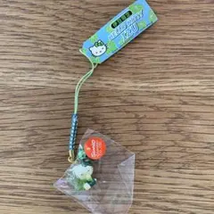 ご当地キティ　根付け　伊豆限定 わさびキティ