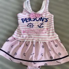 PERSON'S ワンピース水着 120cm ピンク