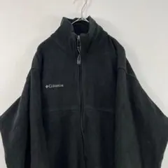 90s Columbia コロンビア フリースジャケット 黒