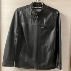 Eddie Bauer ブラックレザージャケット XS