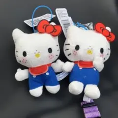 モンチッチ×ハローキティ おそろいアクリルチャーム付きマスコット