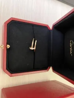 限定価格 美品 2003年Cartier ブラックラッカー C2リングフルダイヤ 