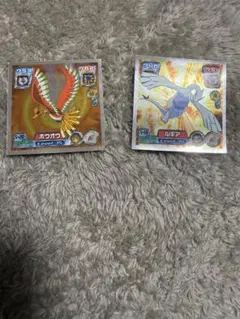 レア】ポケモン 最強シール烈伝 ホウオウ ルギアセットノーマルシール