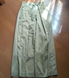 GREEN LABEL RELAXING ワイドパンツ 36 ベージュ