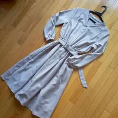 ハニーズ　GLACIER シャツワンピース Sサイズ ベージュ