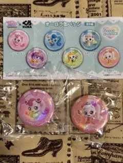 くら寿司 <キャッチ！ティニピン >ハチュピン アマピン 缶バッジ 2개 세트
