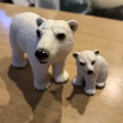 Schleich （シュライヒ）ホッキョクグマ 親子セット フィギュア