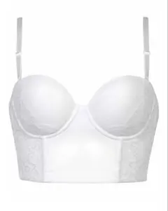 ホワイト ブライダルインナー ストラップ取り外し可能