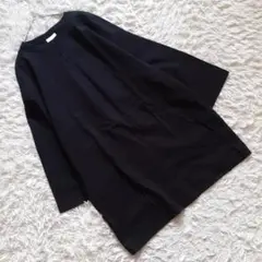 『Ray BEAMS』 レイビームス ワイドスリーブビッグTシャツ 肩落ち 黒