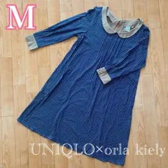 ひざ丈ワンピース　orla Kiely ×UNIQLO ドット柄　チュニック