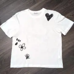 zara 半袖 Ｔシャツ 白 ハート ウサギ 花柄
