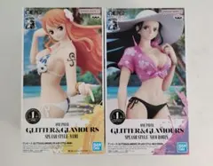 新品ワンピースフィギュアGLITTER&GLAMOURS ナミ＆ロビン2点セット
