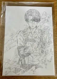 進撃の巨人 リヴァイ 映画 入場者 特典 描き下ろし ビジュアルカード