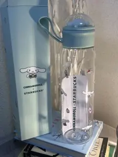 海外限定】スタバ×シナモロール 特大ウォーターボトル 箱付 サンリオ