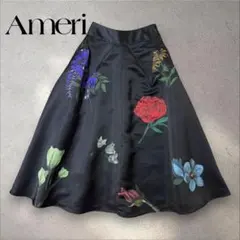 2026年最新】Ameri VINTAGE 柄：花柄 レディース ロング フレア