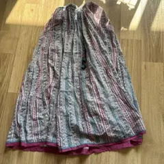 ボヘミアンスタイル フレアスカート