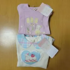 新品　クーラクール　90 長袖　いちごケーキ キムラタンのサムネイル