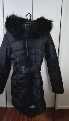 RESEXXY ブラック ダウンジャケット ファー付き