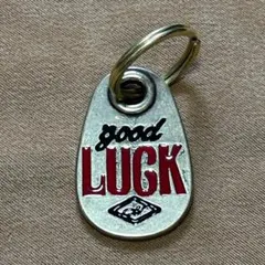 GoodLuck 真鍮 ブラス グッドラック キーホルダー キーフック レッド