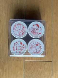 スヌーピー スタンプ 4個セット