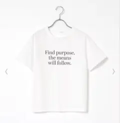 ロゴプリント クルーネックTシャツ ホワイトLサイズのサムネイル