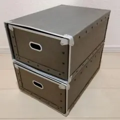 【igaiganenoneko】 廃盤 無印良品 硬質パルプセット MUJI (無印良品) - 無印良品 硬質パルプボックス 2個セット