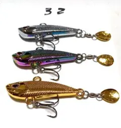 旋轉尾鉛32克三色組